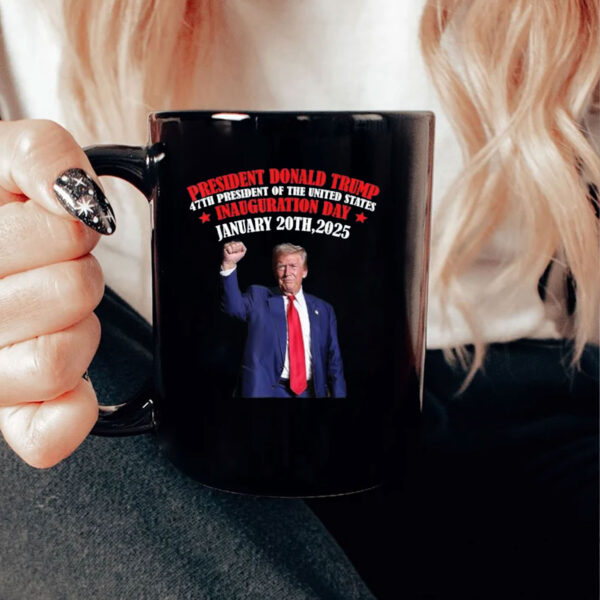 Donald Trump Inauguration Day 2025 47th US President Gifts Mug