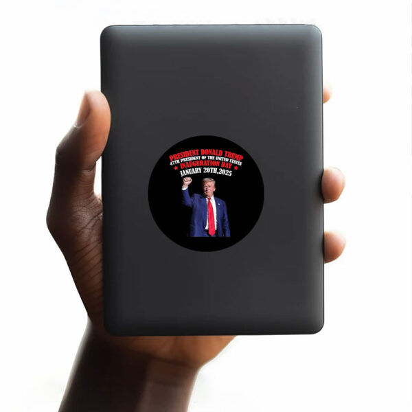 Donald Trump Inauguration Day 2025 47th US President Gifts Sticker