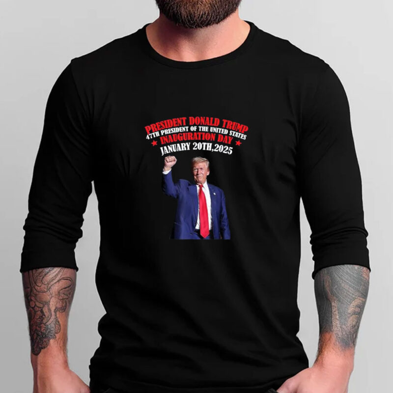 Donald Trump Inauguration Day 2025 47th US President Gifts T-Shirt