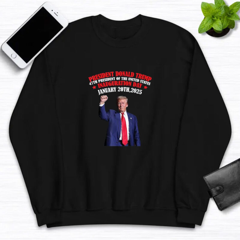 Donald Trump Inauguration Day 2025 47th US President Gifts T-Shirt