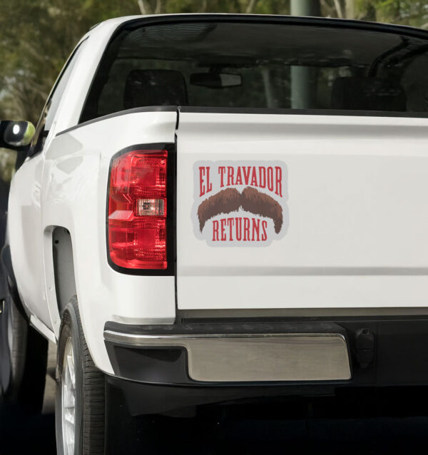 El Travador Returns Sticker