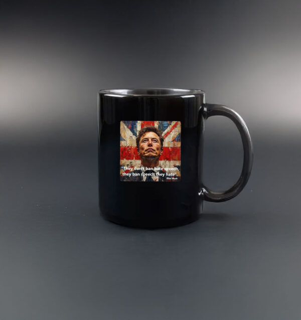 Elon Musk They Don't Ban Hate Speech They Ban Speech They Hate Mug