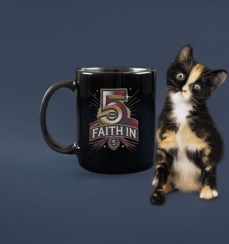 Faith In 5 Washington Commanders Jayden Daniels Mug