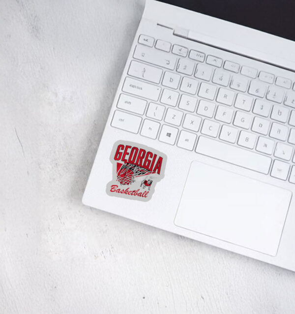 Georgia Bulldogs Basketball net Sticker