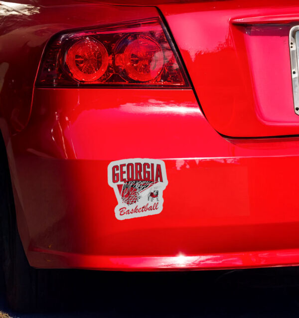 Georgia Bulldogs Basketball net Sticker