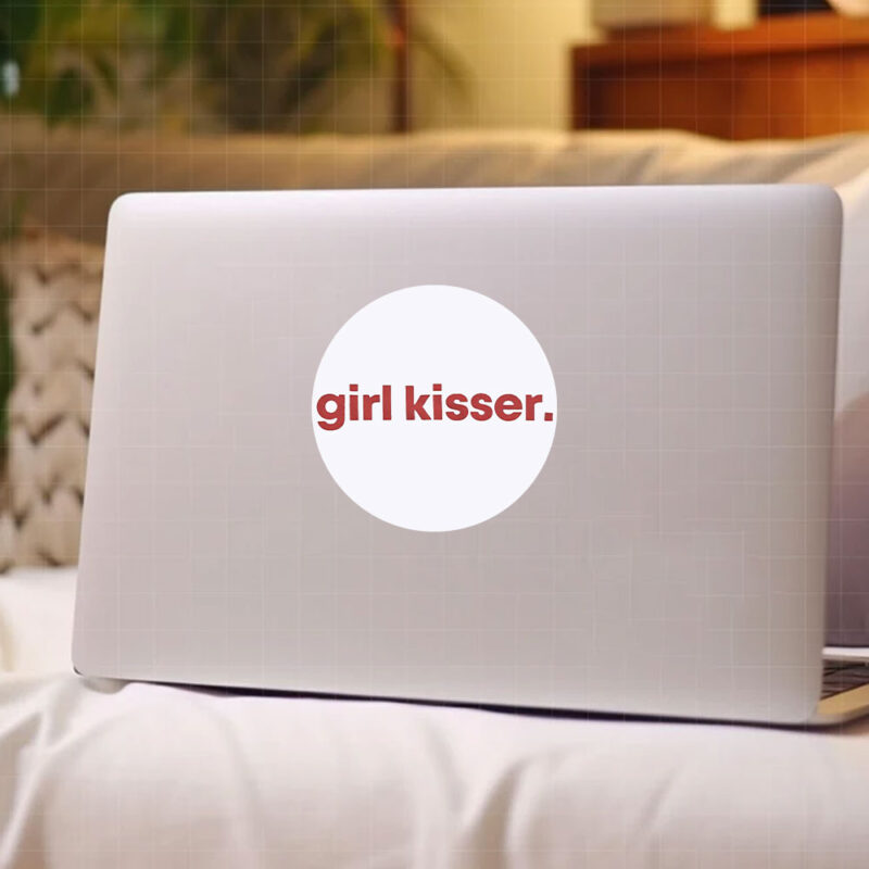 Girl Kisser Sticker