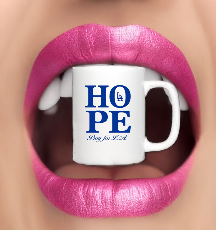 Hope Pray For Los Angeles Mug