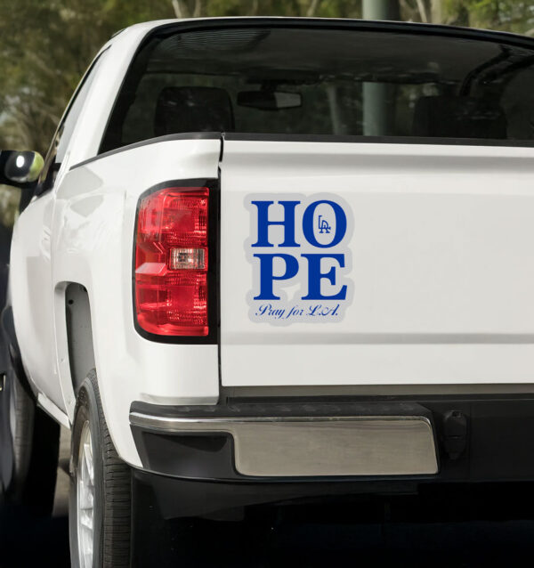 Hope Pray For Los Angeles Sticker