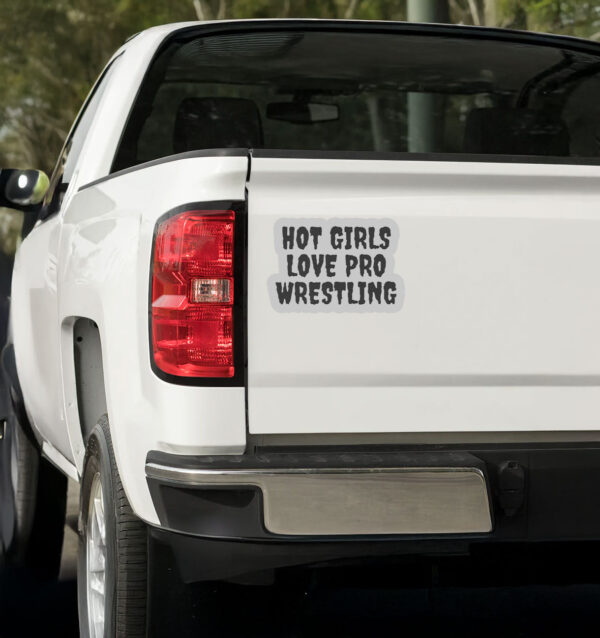 Hot Girls Love Pro Wrestling Sticker