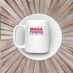 Hulk Hogan wearing Maga Powers Trump Vance Hogan 2025 Mug