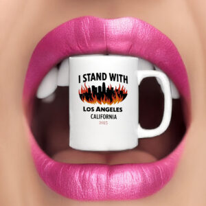 I Stand With Los Angeles California 2025 Mug