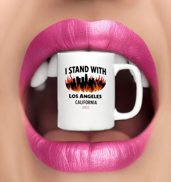 I Stand With Los Angeles California 2025 Mug