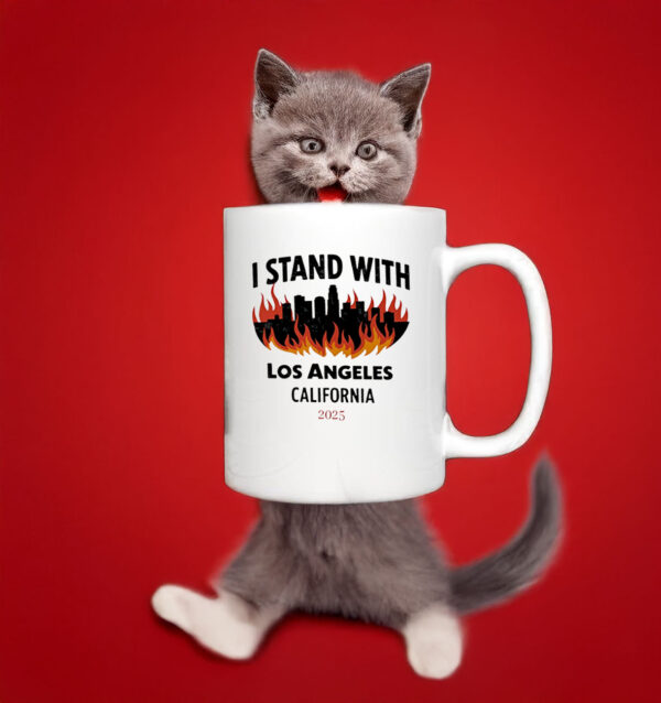 I Stand With Los Angeles California 2025 Mug