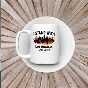 I Stand With Los Angeles California 2025 Mug