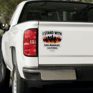 I Stand With Los Angeles California 2025 Sticker