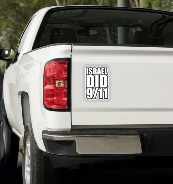 Israel Did 911 Sticker - Image 3