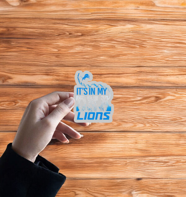 It’s in my DNA Lions finger print Sticker