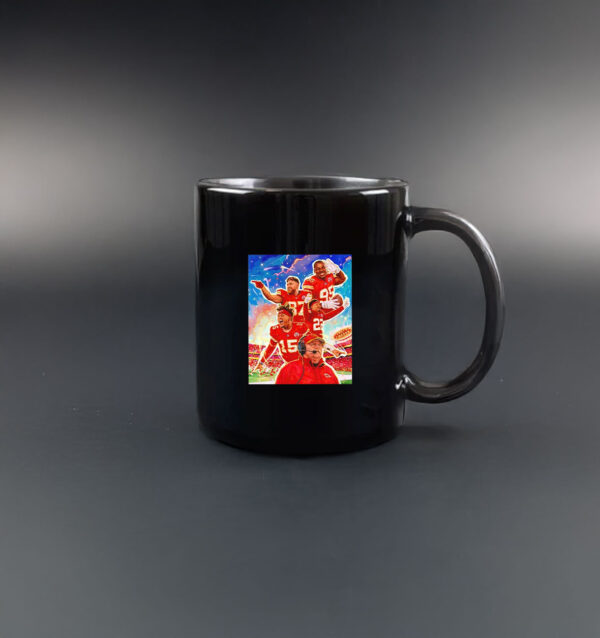 Kansas City Chiefs art ready to rock the house Sunday Game Mug