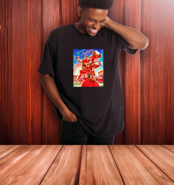 Kansas City Chiefs art ready to rock the house Sunday Game T-shirt