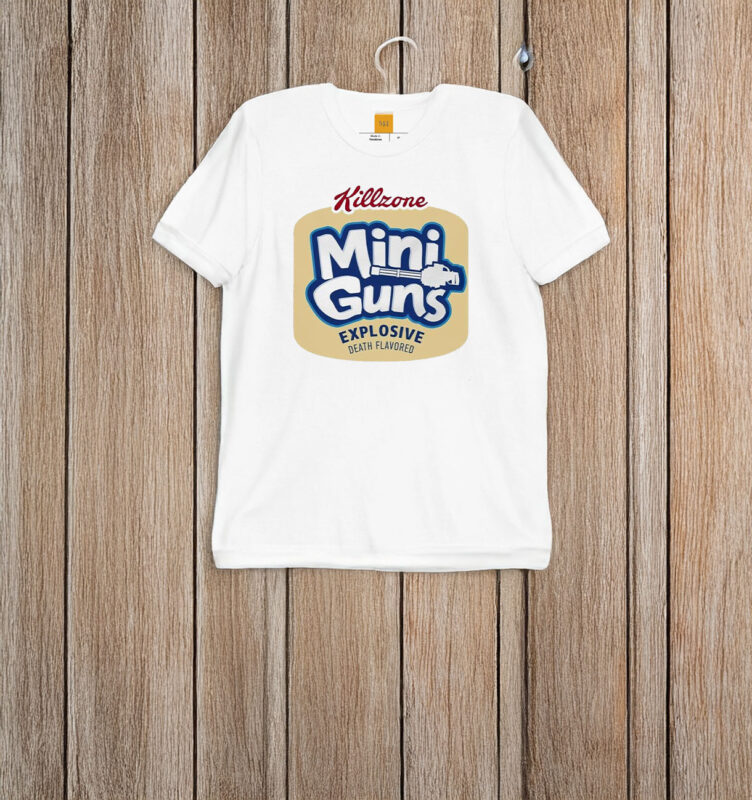 Killzone mini guns explosive death flavored T-shirt