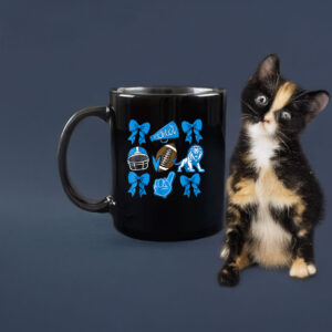 Lions Football Game Day Coquette Lions Bow Mug