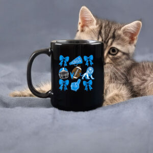 Lions Football Game Day Coquette Lions Bow Mug