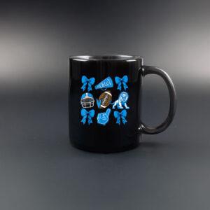 Lions Football Game Day Coquette Lions Bow Mug