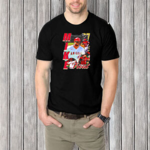 Los Angeles Angels Mike Trout 27 graphic T-shirt