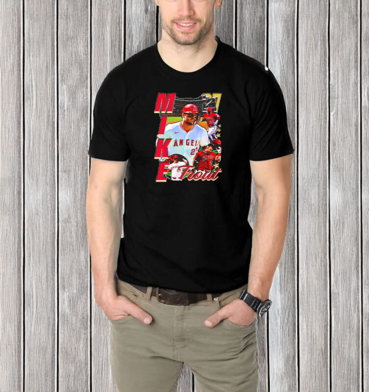 Los Angeles Angels Mike Trout 27 graphic T-shirt