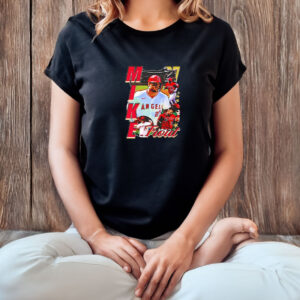 Los Angeles Angels Mike Trout 27 graphic T-shirt