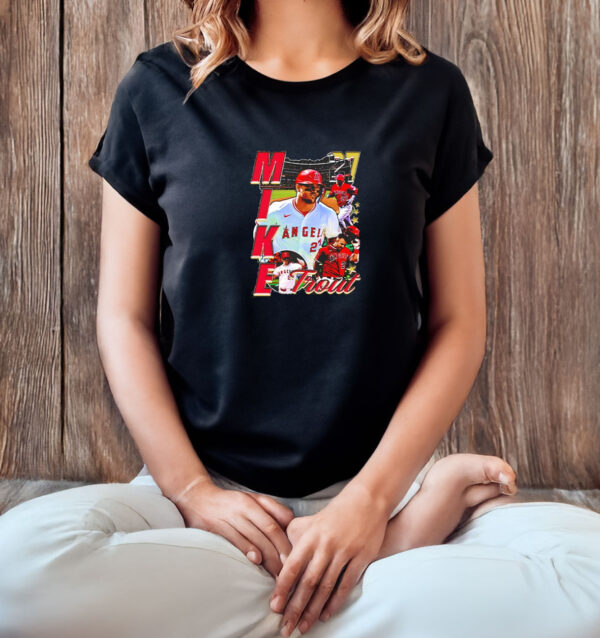 Los Angeles Angels Mike Trout 27 graphic T-shirt