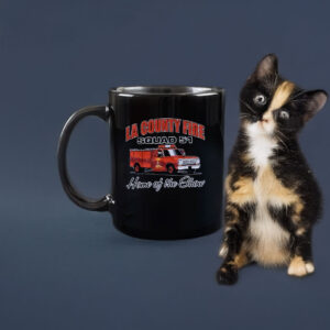 Los Angeles County Fire Station 127 Emergency!Show Shirt Squad 51 LARGE Mug