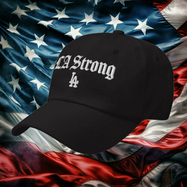 Los Angeles Dodgers Black LA Strong Hat