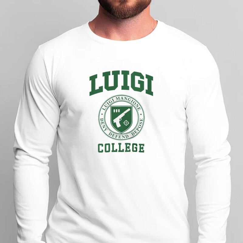 Luigi College T-Shirt