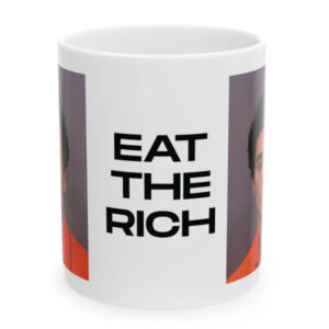 Luigi Mangione Eat The Rich Mug