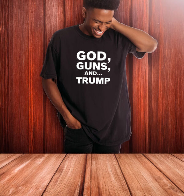 Maga Voice God Guns And Trump T-Shirt