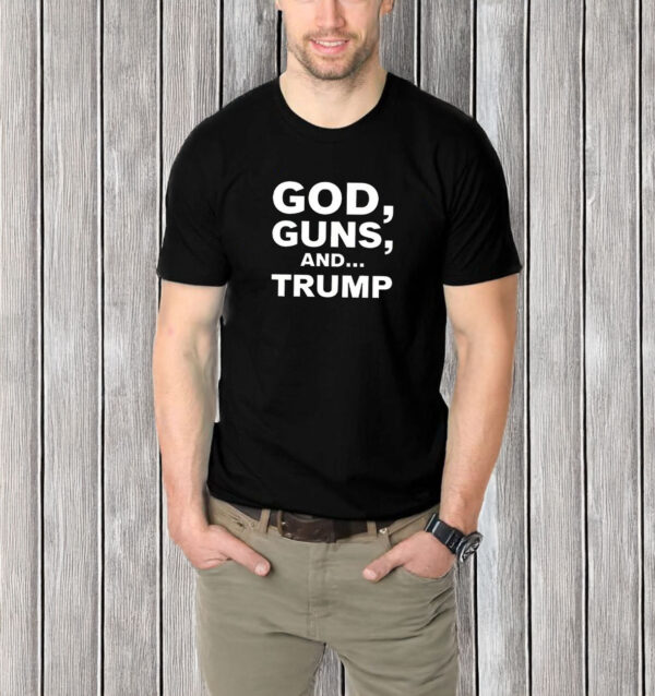 Maga Voice God Guns And Trump T-Shirt