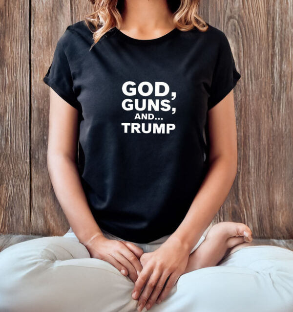 Maga Voice God Guns And Trump T-Shirt