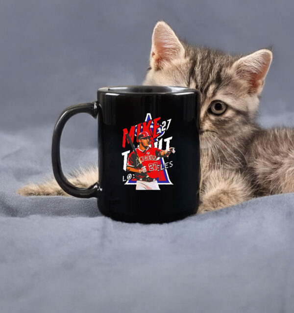 Mike Trout 27 Baseball Lover Los Angeles Angels Mug