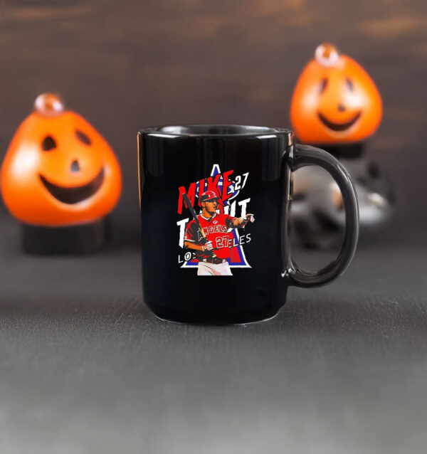 Mike Trout 27 Baseball Lover Los Angeles Angels Mug