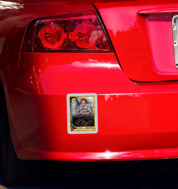 Mike Trout Los Angeles Angels Museum Collection Framed Signature Sticker