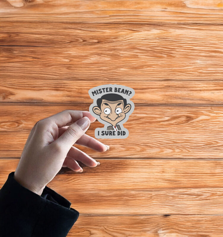 Mister Bean I Sure Did Sticker