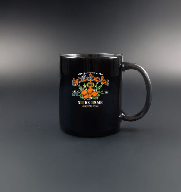 Notre Dame Fighting Irish CFP Orange Bowl 2024-25 Navy Mug