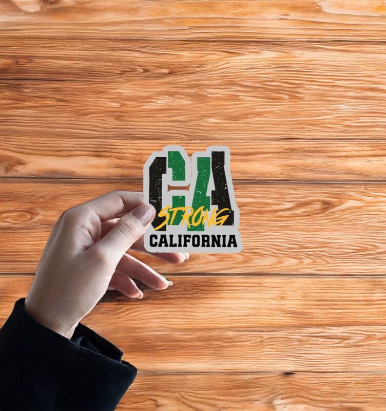 Pray For California Sticker