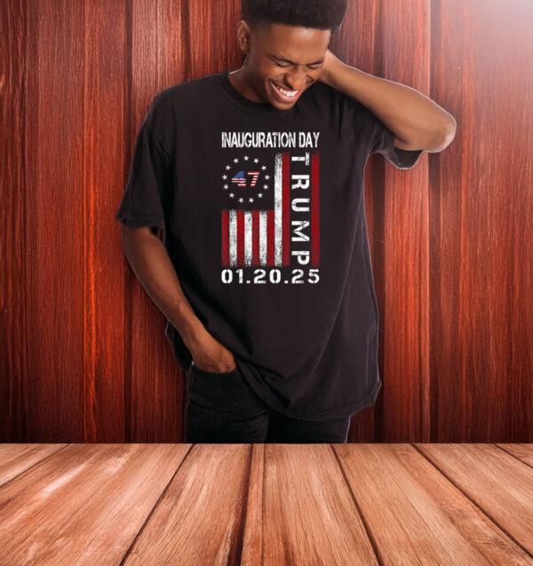 President Donald Trump Inauguration Day 2025 Memorabilia Fla T-Shirt