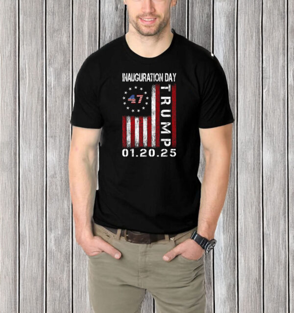 President Donald Trump Inauguration Day 2025 Memorabilia Fla T-Shirt