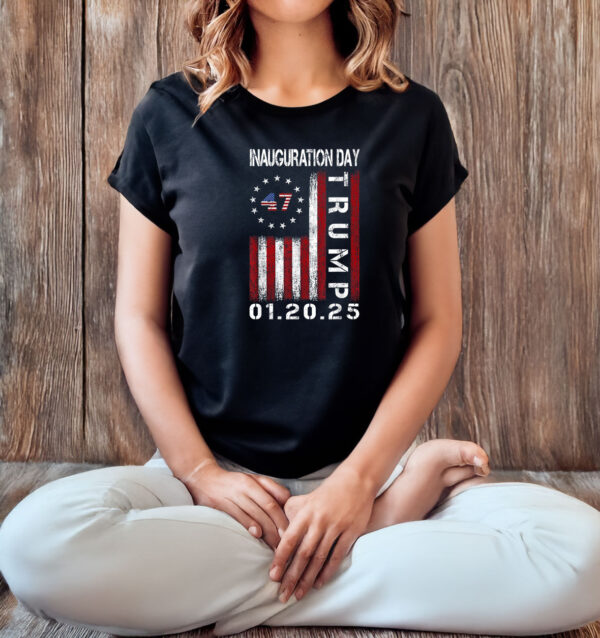 President Donald Trump Inauguration Day 2025 Memorabilia Fla T-Shirt