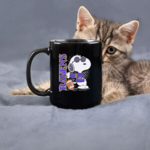 Snoopy Baltimore Ravens standing Mug