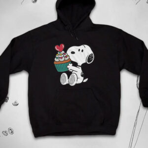 Snoopy Heart Cupcake T-Shirt