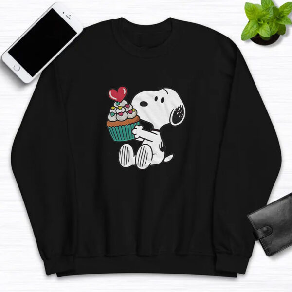 Snoopy Heart Cupcake T-Shirt